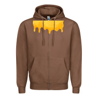 Chestnut honeydrip fa element Zipper Hoodie - FaDigitalArtStudio