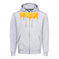 Heather Grey honeydrip fa element Zipper Hoodie - FaDigitalArtStudio