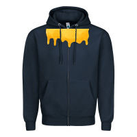 Navy honeydrip fa element Zipper Hoodie - FaDigitalArtStudio