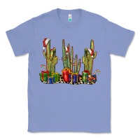 Colony Blue Christmas Cactus Classic Tee - LillyAllenDesigns