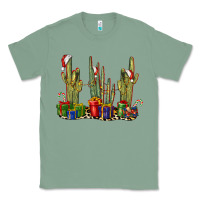 Sage Christmas Cactus Classic Tee - LillyAllenDesigns