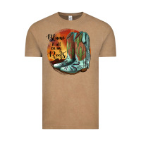 Vintage Coffee Blame It All On My Roots Vintage Tee - JahusDesignShop