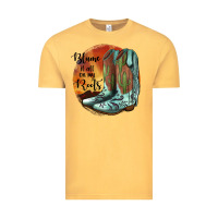 Vintage Mustard Blame It All On My Roots Vintage Tee - JahusDesignShop