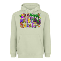 Matcha happy mardi gras Heavyweight Hoodie - FaDigitalArtStudio