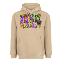 Mushroom happy mardi gras Heavyweight Hoodie - FaDigitalArtStudio