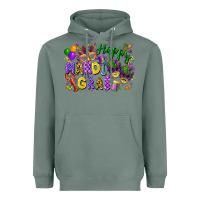 Sage happy mardi gras Heavyweight Hoodie - FaDigitalArtStudio