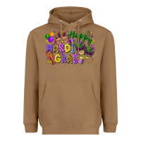 Toasted Coconut happy mardi gras Heavyweight Hoodie - FaDigitalArtStudio