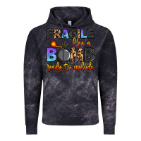 Cloud Black fragile like a bomb ready to explode Vintage Hoodie - Artiststas