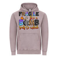 Vintage Zinc fragile like a bomb ready to explode Vintage Hoodie - Artiststas