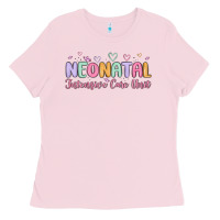 Bubblegum Pink nicu nurse neonatal intensive care unit Ladies Tee - MaliasSmallBusiness