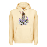 Pina Colada Easter Day Flowers bunny Premium Hoodie - OliviaCreatesArt