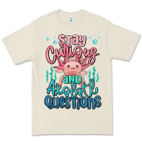 Bone stay curious and axolotl questions Premium Tee - MaliasSmallBusiness