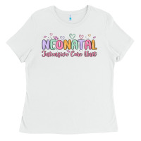 White nicu nurse neonatal intensive care unit Ladies Tee - MaliasSmallBusiness