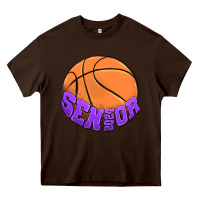 Chocolate Brown senıor 2024 Heavy Core Tee - MaliasSmallBusiness