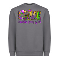 Storm Love Mardi Gras Y'all Heavyweight Sweatshirt - HowdyJamesFarm