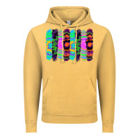 Vintage Mustard tie dye brushstrokes Vintage Hoodie - RanaPortraitStore