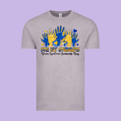 For My Students Down Syndrome Awareness Day Vintage Tee Designed By Artiststas