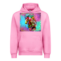 Fuchsia Pink Colorful Unicorn Horse Urban Hoodie - LillyAllenDesigns