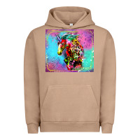Pigment Burro Colorful Unicorn Horse Urban Hoodie - LillyAllenDesigns