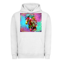 Pigment Lunar Rock Colorful Unicorn Horse Urban Hoodie - LillyAllenDesigns