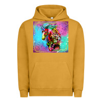 Pigment Peanut Butter Colorful Unicorn Horse Urban Hoodie - LillyAllenDesigns