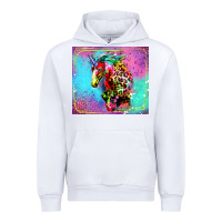 White Colorful Unicorn Horse Urban Hoodie - LillyAllenDesigns