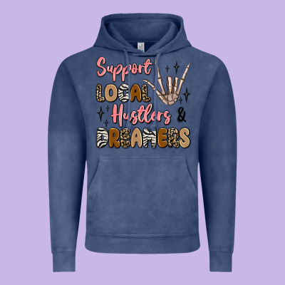 Support Local Hustlers And Dreamers Vintage Hoodie Designed By Artiststas