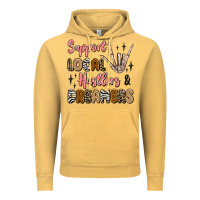Vintage Mustard support local hustlers and dreamers Vintage Hoodie - Artiststas