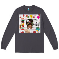 Smoke afro teacher life Long Sleeve Tee - NancyCooperArtShop