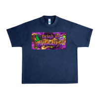 Navy drink up witches Urban Heavy Tee - BarkalooDesign