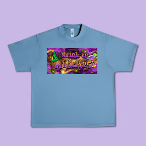 Drink Up Witches Urban Heavy Tee Designed By Barkaloodesign
