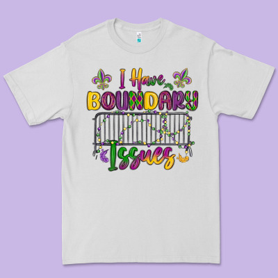 I Have Boundary Issues Premium Tee Designed By Maliassmallbusiness