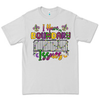 Dove Grey i have boundary issues Premium Tee - MaliasSmallBusiness