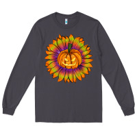 Smoke Halloween Sunflower Long Sleeve Tee - RanaPortraitStore