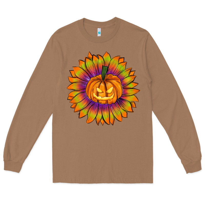 Halloween Sunflower Long Sleeve Tee by RanaPortraitStore | Teevron