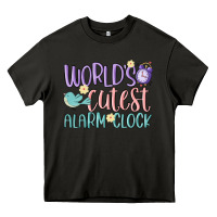 Asphalt world's cutest alarm clock Heavy Core Tee - MaliasSmallBusiness