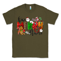 Army Green One Merry Nurse Classic Tee - LillyAllenDesigns