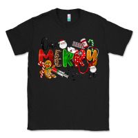 Black One Merry Nurse Classic Tee - LillyAllenDesigns