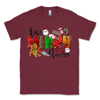 Burgundy One Merry Nurse Classic Tee - LillyAllenDesigns