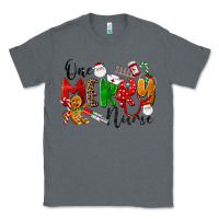 Charcoal Heather One Merry Nurse Classic Tee - LillyAllenDesigns