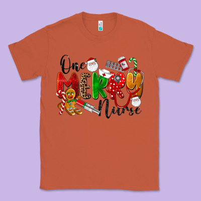 One Merry Nurse Classic Tee Designed By Lillyallendesigns