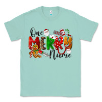 Seafoam One Merry Nurse Classic Tee - LillyAllenDesigns