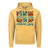 Vintage Mustard mama dont let your babies grow up without jesus Vintage Hoodie - Artiststas