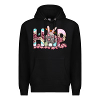 Black Easter Day Hop bunny Premium Hoodie - OliviaCreatesArt