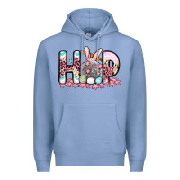 Colony Blue Easter Day Hop bunny Premium Hoodie - OliviaCreatesArt