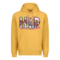 Mustard Easter Day Hop bunny Premium Hoodie - OliviaCreatesArt