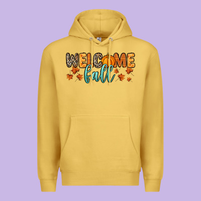 Welcome Fall Premium Hoodie Designed By Ranaportraitstore