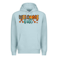 Blue Mist Welcome Fall Premium Hoodie - RanaPortraitStore