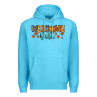 Ocean Blue Welcome Fall Premium Hoodie - RanaPortraitStore