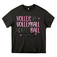 Asphalt volleyball mama Heavy Core Tee - MaliasSmallBusiness